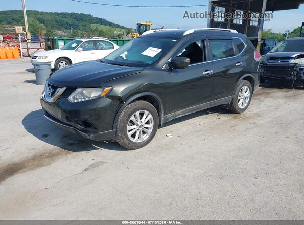 KNMAT2MV9GP720878 2016 NISSAN ROGUE Серый Передняя левая четверть