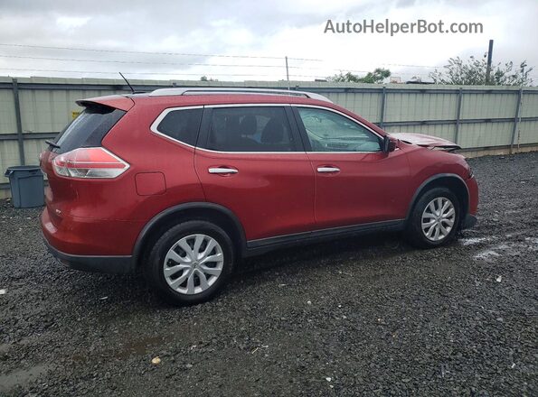 KNMAT2MV9GP729659 2016 NISSAN ROGUE Brown Rear right