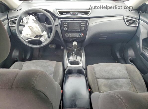 KNMAT2MV9GP729659 2016 NISSAN ROGUE Brown Dashboard view