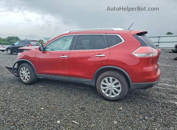 KNMAT2MV9GP729659 2016 NISSAN ROGUE Brown Rear left