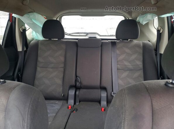 KNMAT2MV9GP729659 2016 NISSAN ROGUE Brown Rear seats view