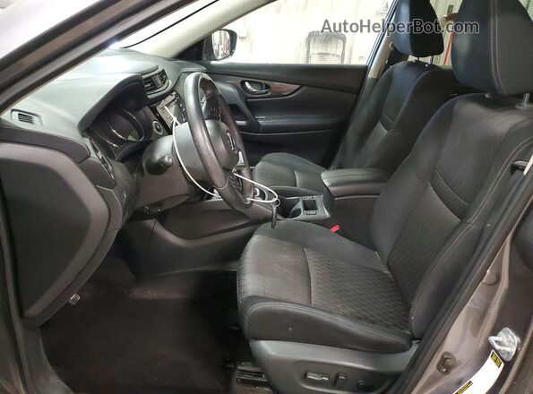 KNMAT2MV9HP507804 2017 NISSAN ROGUE Silver Vista interior delantera