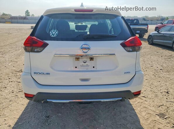KNMAT2MV9HP510475 2017 NISSAN ROGUE White Вид ззаду