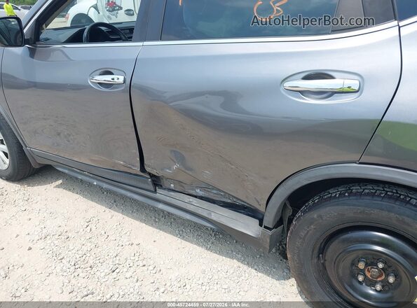 KNMAT2MV9HP608602 2017 NISSAN ROGUE Gray Вид спереду