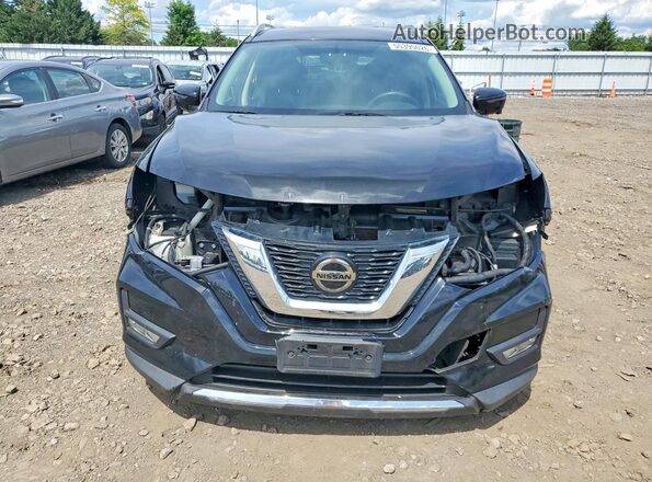 KNMAT2MV9JP502608 2018 NISSAN ROGUE Black წინა ხედი