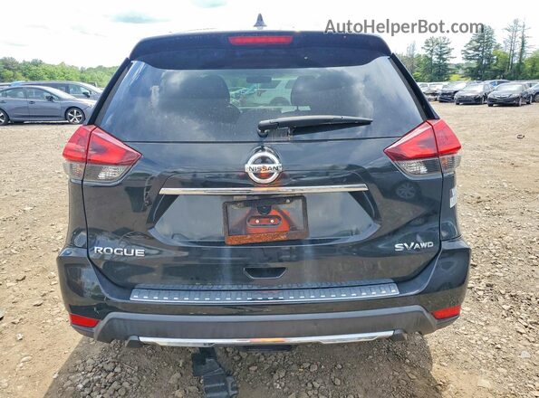KNMAT2MV9JP502608 2018 NISSAN ROGUE Black უკანა ხედი
