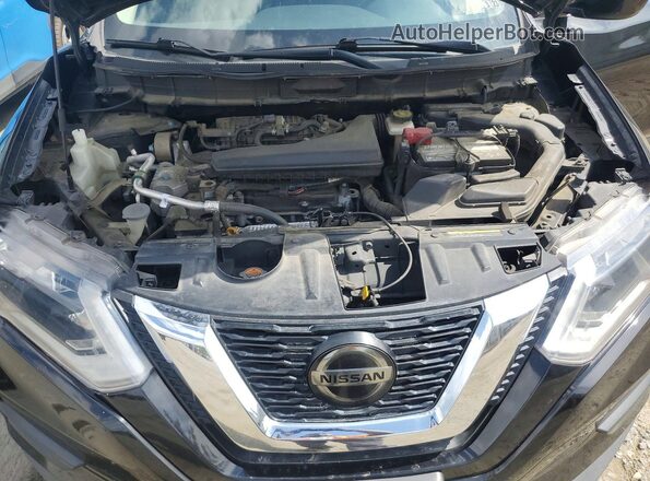 KNMAT2MV9JP538055 2018 NISSAN ROGUE Black Vista del compartimento del motor