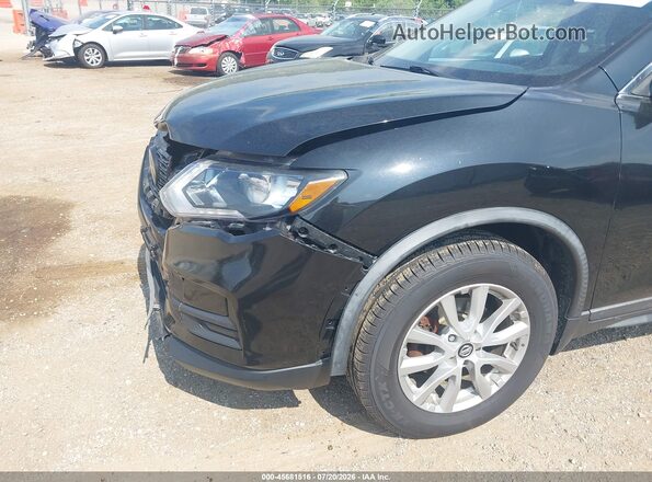 KNMAT2MV9JP559875 2018 NISSAN ROGUE Black წინა ხედი