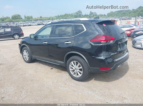 KNMAT2MV9JP559875 2018 NISSAN ROGUE Black უკანა მარცხენა