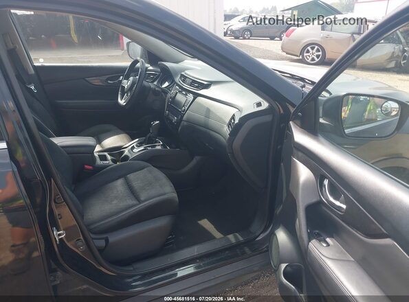 KNMAT2MV9JP559875 2018 NISSAN ROGUE Black წინა სალონის ხედი