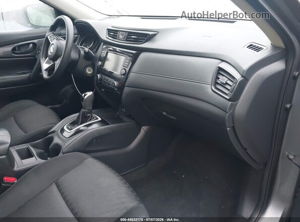 KNMAT2MV9KP508765 2019 NISSAN ROGUE Gray Widok wnętrza z przodu