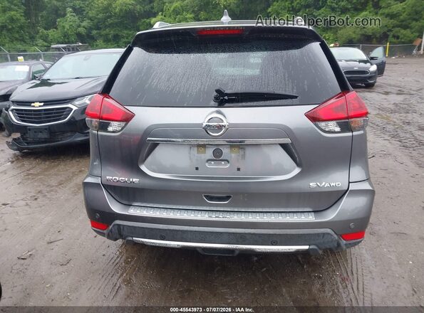 KNMAT2MV9KP535710 2019 NISSAN ROGUE Gray უკანა სალონის ხედი