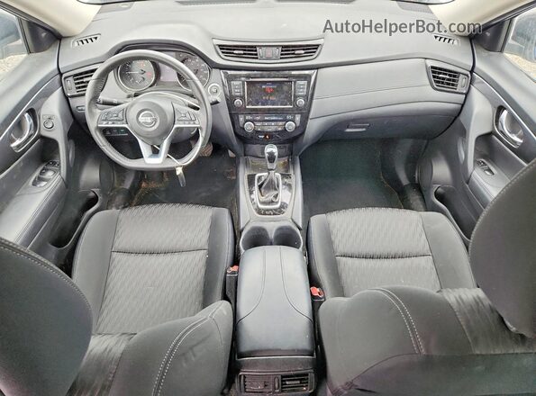 KNMAT2MV9KP548361 2019 NISSAN ROGUE Silver Вид панелі приладів