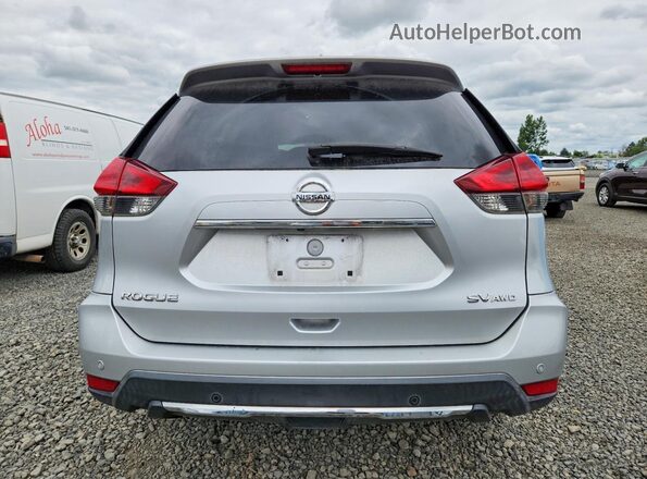 KNMAT2MV9KP548361 2019 NISSAN ROGUE Silver Вид ззаду