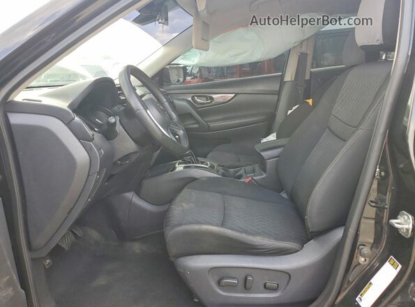KNMAT2MV9LP528791 2020 NISSAN ROGUE Black Widok wnętrza z przodu