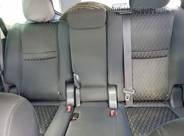 KNMAT2MV9LP528791 2020 NISSAN ROGUE Black Widok tylnych siedzeń