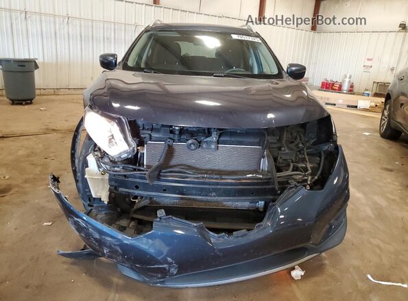 KNMAT2MVXGP614682 2016 NISSAN ROGUE Blue წინა ხედი