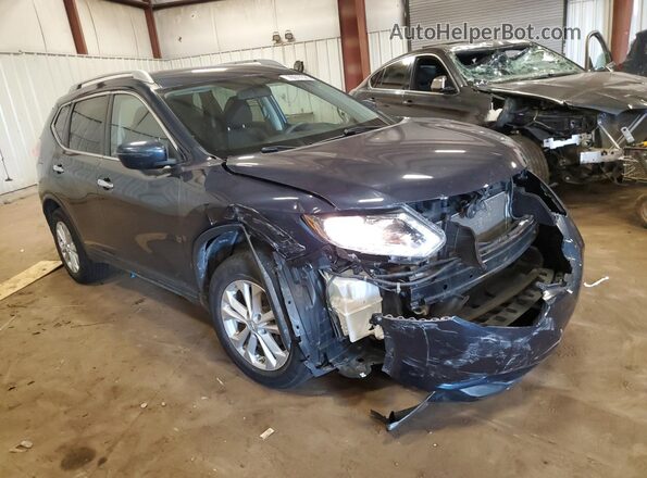KNMAT2MVXGP614682 2016 NISSAN ROGUE Blue წინა მარჯვენა