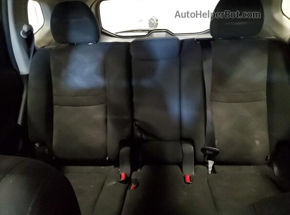 KNMAT2MVXGP614682 2016 NISSAN ROGUE Blue უკანა სავარძლების ხედი