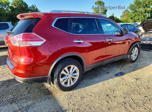 KNMAT2MVXGP621809 2016 NISSAN ROGUE Red Tył prawy