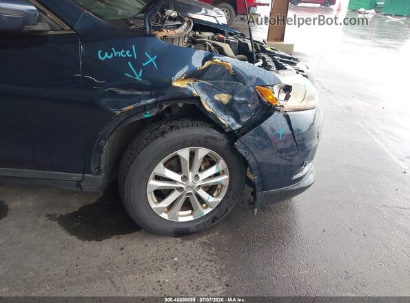 KNMAT2MVXGP659265 2016 NISSAN ROGUE Blue Front view