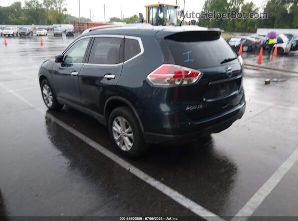 KNMAT2MVXGP659265 2016 NISSAN ROGUE Blue Rear left