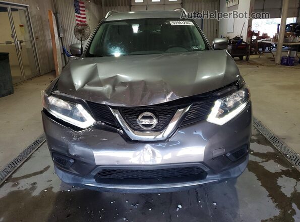 KNMAT2MVXGP689270 2016 NISSAN ROGUE Gray Vista frontal