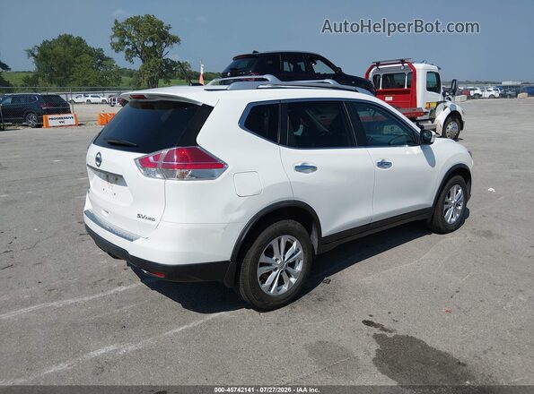 KNMAT2MVXGP690371 2016 NISSAN ROGUE White Trasero derecho