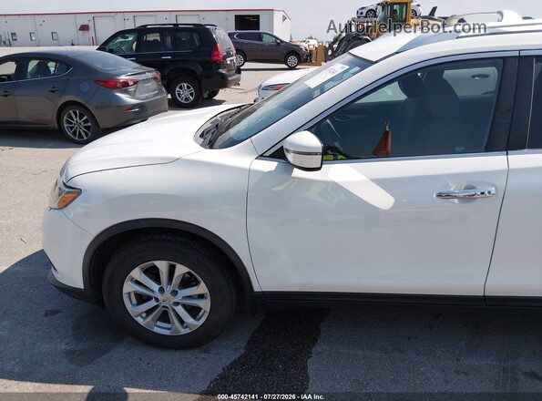 KNMAT2MVXGP690371 2016 NISSAN ROGUE White Vista del cuadro de instrumentos