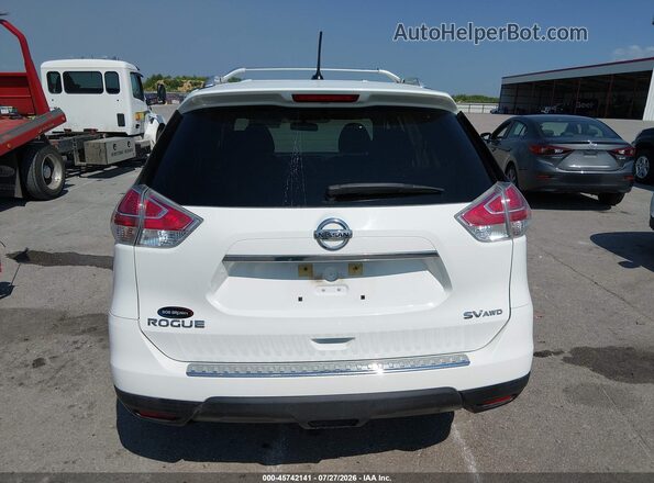 KNMAT2MVXGP690371 2016 NISSAN ROGUE White 