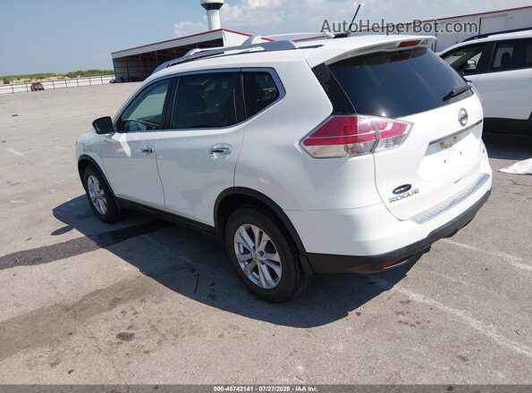 KNMAT2MVXGP690371 2016 NISSAN ROGUE White Trasero izquierdo