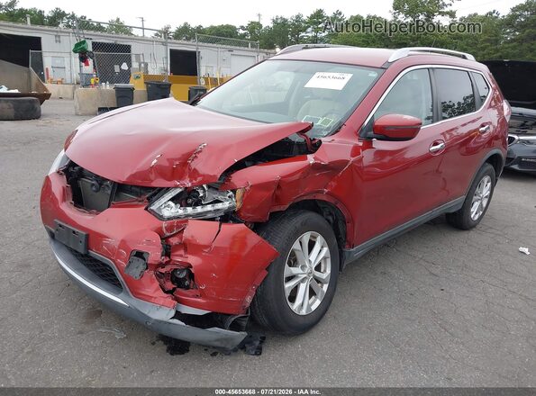 KNMAT2MVXGP692668 2016 NISSAN ROGUE Red წინა ხედი