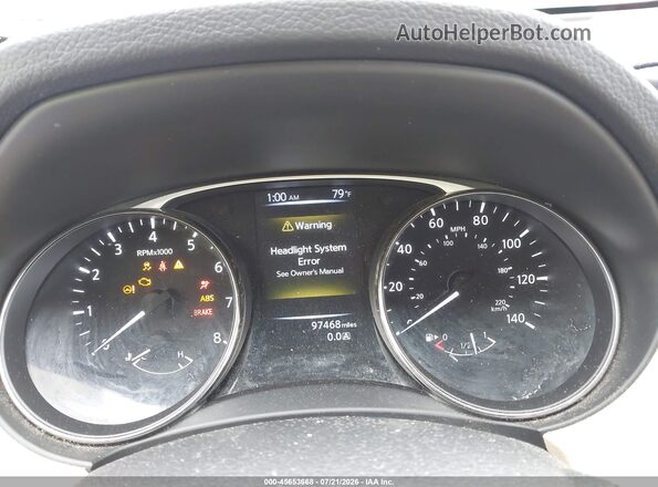 KNMAT2MVXGP692668 2016 NISSAN ROGUE Red უკანა სავარძლების ხედი