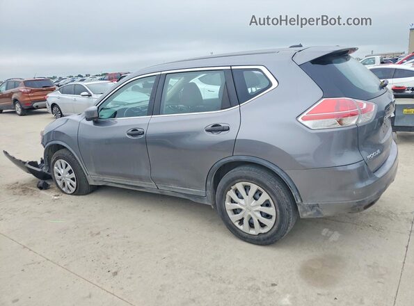 KNMAT2MVXGP696509 2016 NISSAN ROGUE Silver Trasero izquierdo