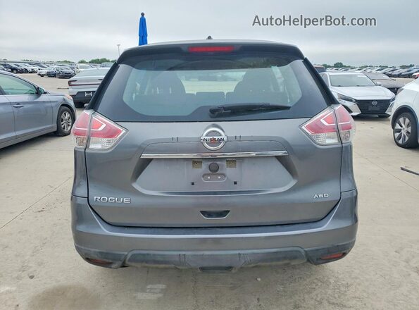 KNMAT2MVXGP696509 2016 NISSAN ROGUE Silver Vista trasera