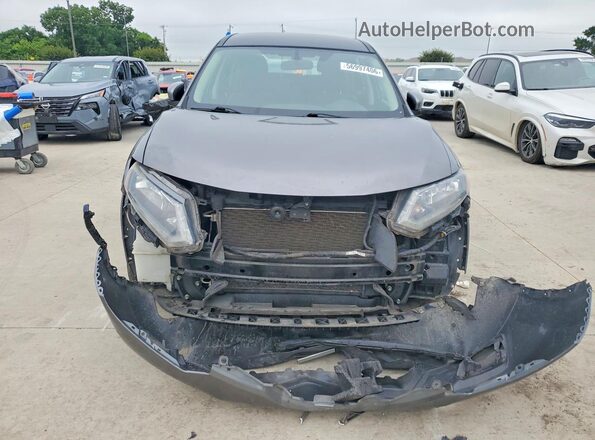 KNMAT2MVXGP696509 2016 NISSAN ROGUE Silver Vista frontal