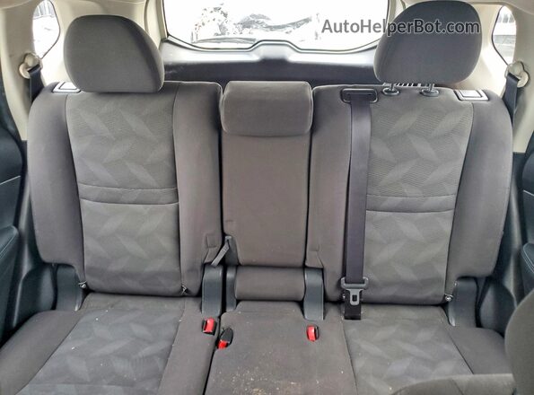 KNMAT2MVXGP696509 2016 NISSAN ROGUE Silver Vista de los asientos traseros