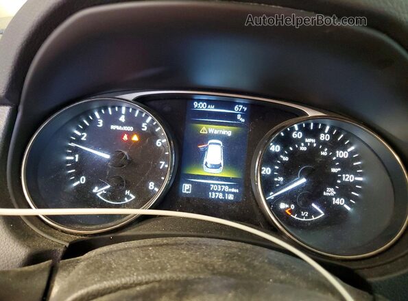 KNMAT2MVXGP700946 2016 NISSAN ROGUE Угольный Вид щитка приборов