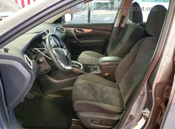 KNMAT2MVXGP700946 2016 NISSAN ROGUE Угольный Вид салона спереди