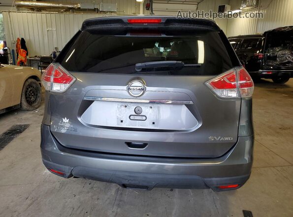 KNMAT2MVXGP700946 2016 NISSAN ROGUE Угольный Вид сзади