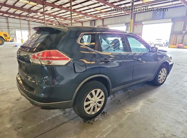 KNMAT2MVXGP701210 2016 NISSAN ROGUE Синий Задняя правая четверть