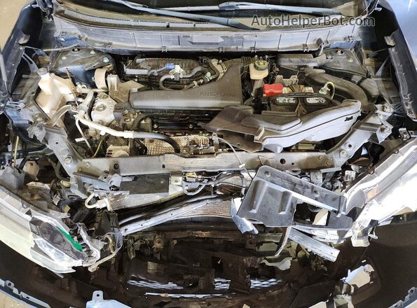 KNMAT2MVXGP701210 2016 NISSAN ROGUE Синий Вид подкапотного пространства
