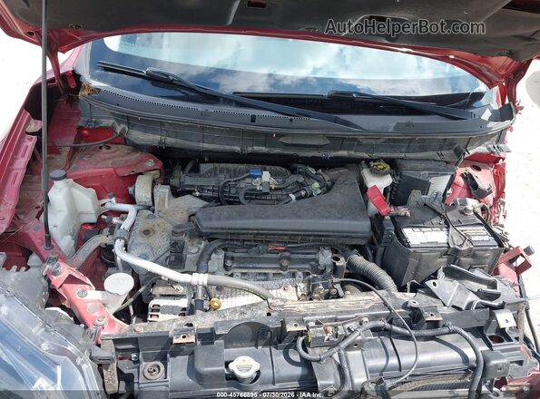 KNMAT2MVXGP723059 2016 NISSAN ROGUE Maroon Widok z tyłu