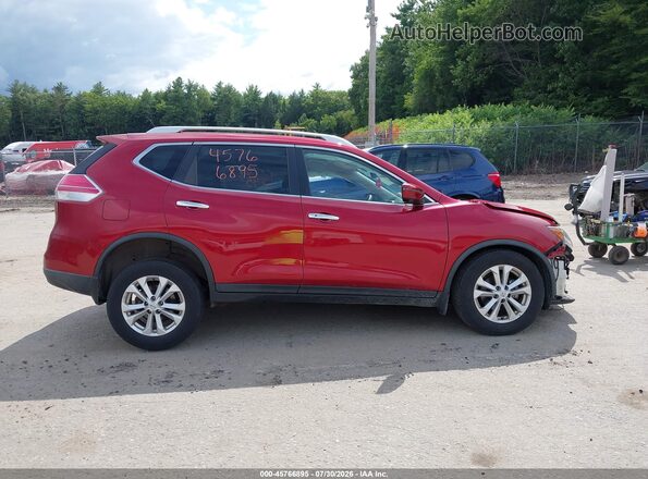 KNMAT2MVXGP723059 2016 NISSAN ROGUE Maroon Widok wnętrza 360 stopni