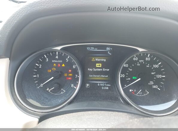 KNMAT2MVXGP723059 2016 NISSAN ROGUE Maroon Widok tylnych siedzeń
