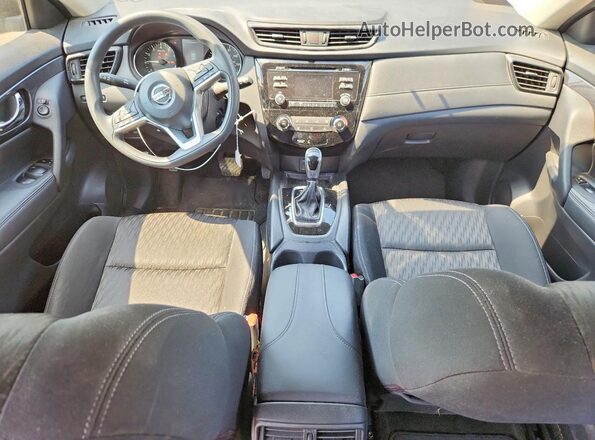 KNMAT2MVXHP522280 2017 NISSAN ROGUE Charcoal წინა პანელის ხედი