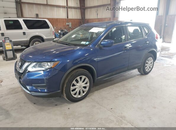 KNMAT2MVXHP560611 2017 NISSAN ROGUE Blue Przód lewy