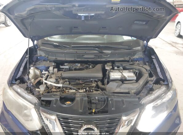 KNMAT2MVXHP560611 2017 NISSAN ROGUE Blue Widok z tyłu