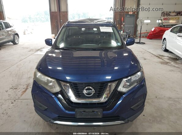 KNMAT2MVXHP560611 2017 NISSAN ROGUE Blue Widok zestawu wskaźników
