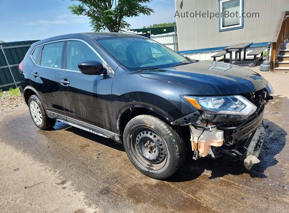 KNMAT2MVXJP528764 2018 NISSAN ROGUE Black Передня права чверть